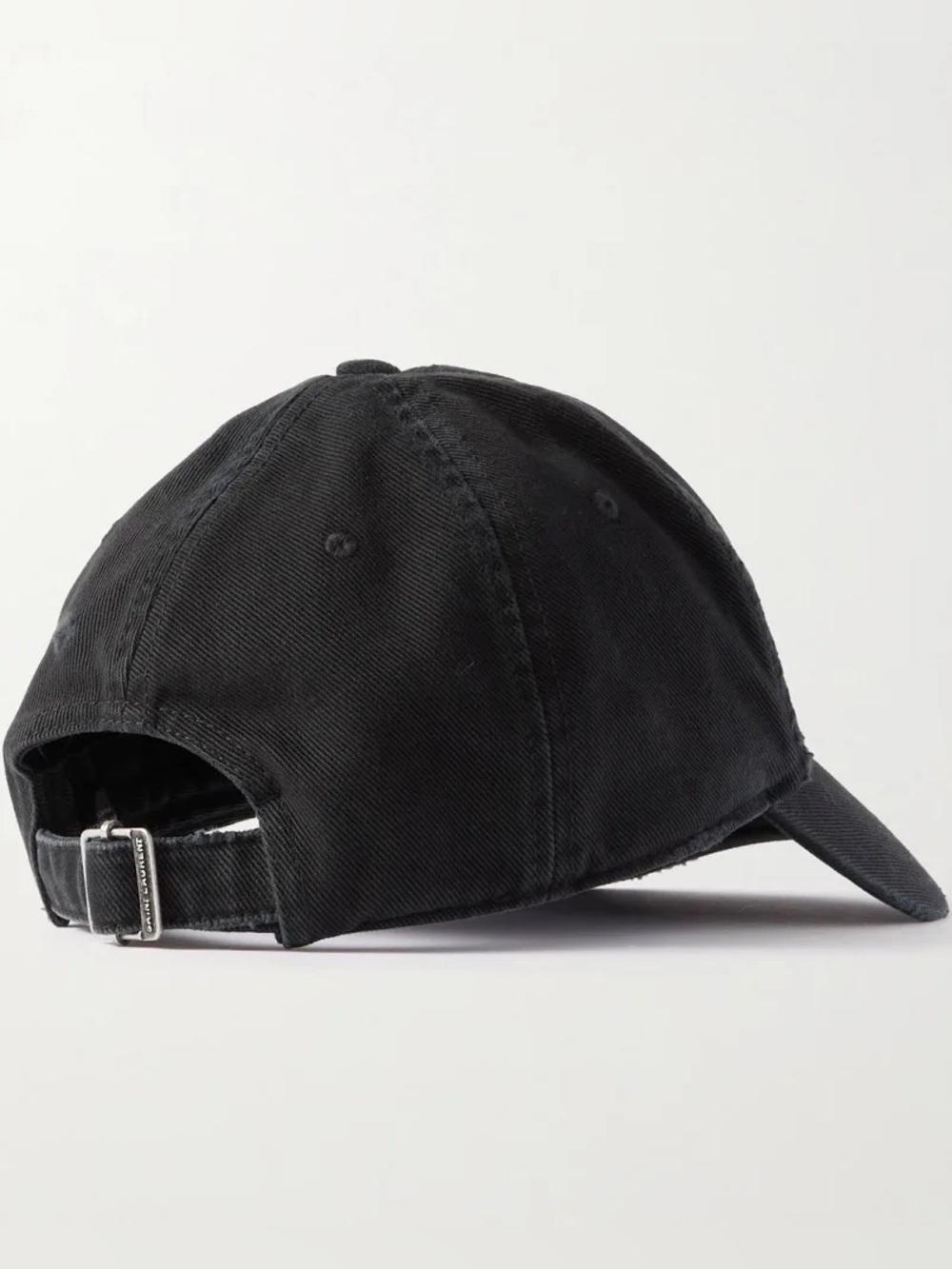 YSL Washed Denim Cassandre Hat 🧢 Size 57 NWT - Picture 4 of 11